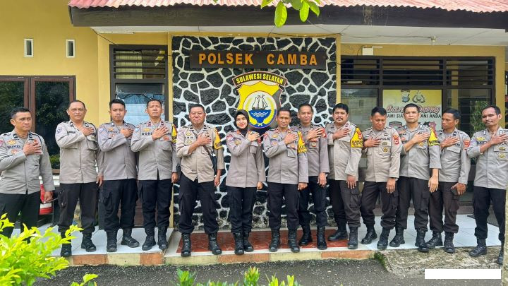 Kasat Binmas Polres Maros Kumpulkan Bhabinkamtibmas Camba-Mallawa: “Jadilah Solusi bagi Warga”