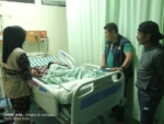 Kepedulian Pemerintah dan LSM, Korban Petasan Rakitan Dijenguk di RS Wahidin