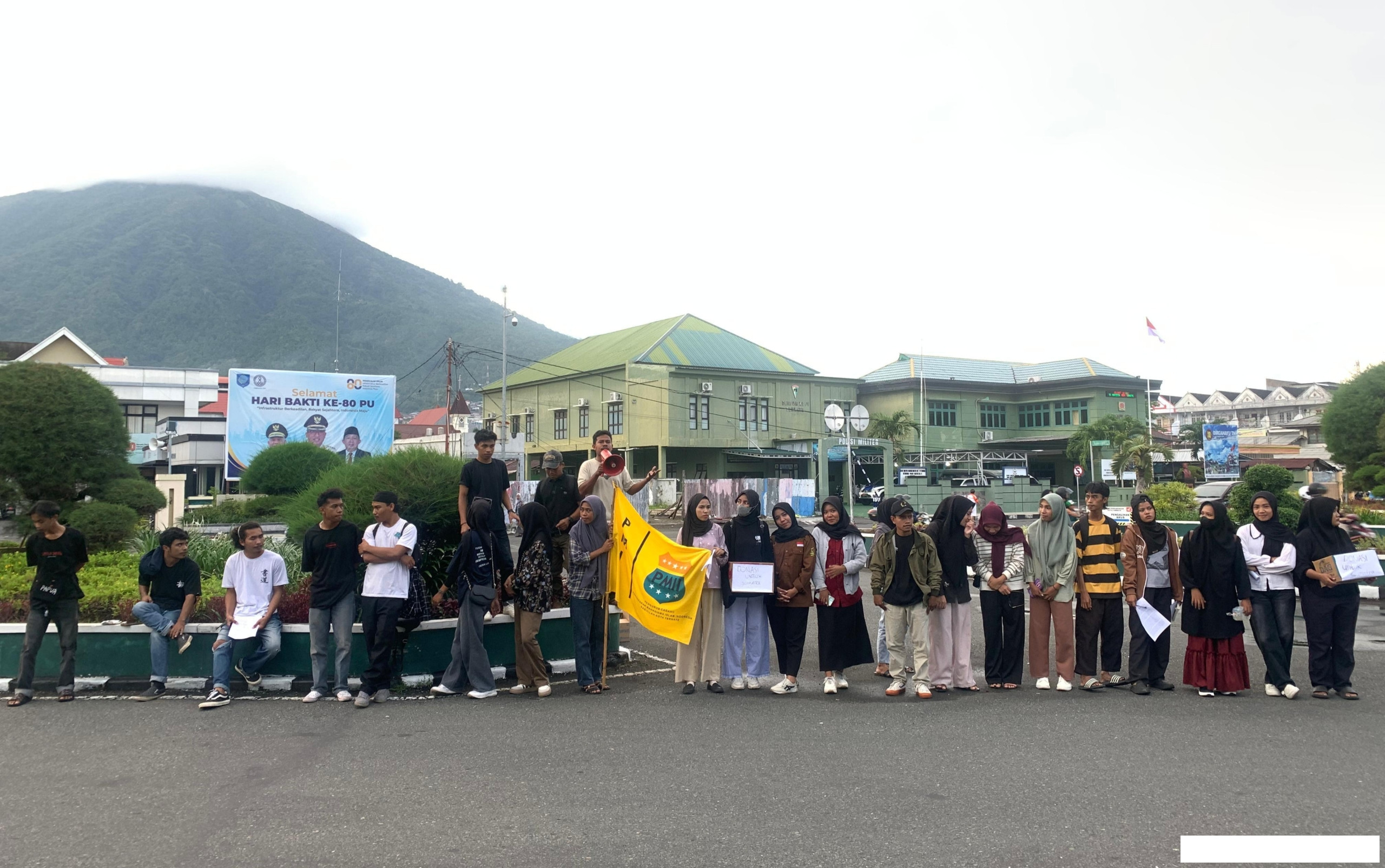 Solidaritas PC PMII Baabullah Kota Ternate Untuk Sumatera dan Aceh Sekaligus Berikan Warning Wilayah Maluku Utara 