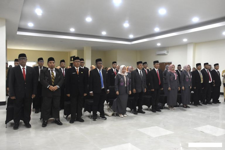 Pemkab Bone Bolango Lakukan Rotasi Besar-Besaran Pejabat Eselon II, 24 JPT Pratama Dilantik