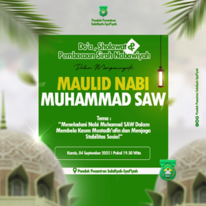 Peringati Maulid Nabi 1447 H, Pesantren Salafiyah Syafiiyah Angkat Tema Pembelaan Kaum Mustadh’afin