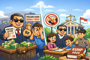 Rentenir Tak Dilarang, Asal Tak Memukul: Wajah Baru Hukum Pidana Setelah KUHP 2026