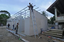 BNPB Bangun Huntara untuk Korban Banjir Aceh Timur, 44 Unit di Pante Rambong Ditarget Rampung Pekan Ini