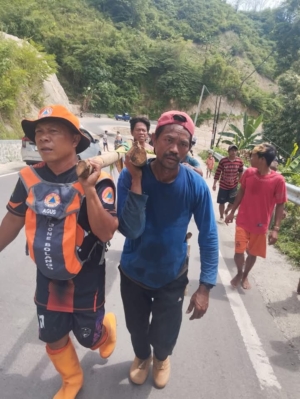 Longsor Batu di Desa Olele Gorontalo, Satu Warga Meninggal Dunia