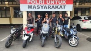 Ungkap Curanmor Antar Provinsi, Polresta Gorontalo Kota Amankan 5 Motor di Sulut