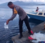 Video Pembuangan Miras ke Laut Viral, Oknum Bhabinkamtibmas Polsek Ternate Utara Diperiksa Propam