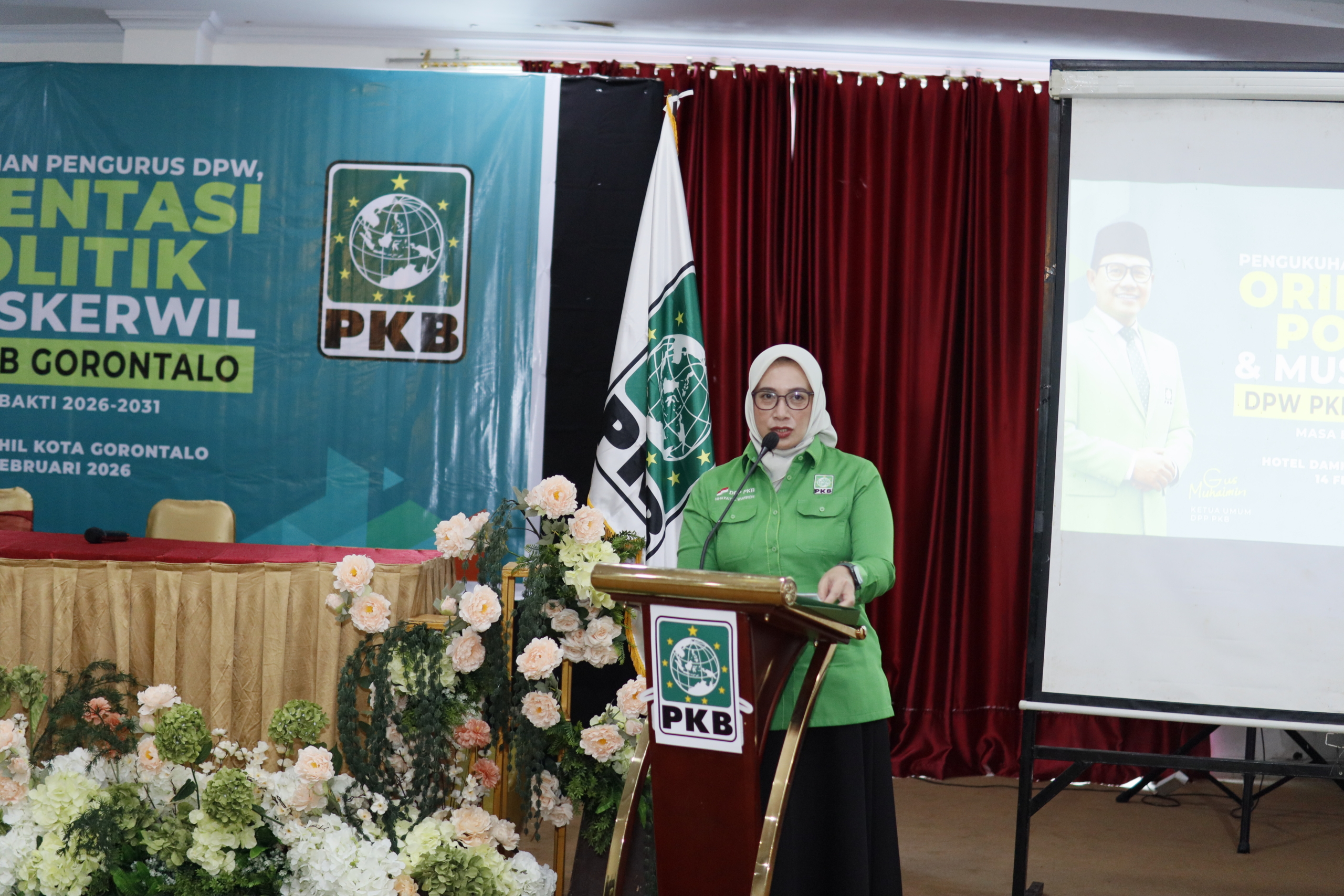 Sampaikan Amanat Ketum Muhaimin, Nihayatul Tegaskan Empat Pilar Politik Perjuangan PKB