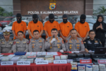 Polda Kalsel Bongkar Jaringan Pemalsu STNK dan BPKB, Enam Tersangka Ditangkap