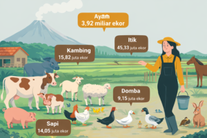 Ayam Masih Mendominasi Populasi Ternak di Indonesia, Tembus 3,92 Miliar Ekor