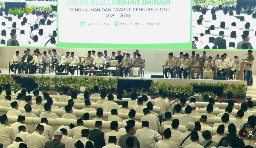 Disaksikan Presiden Prabowo, MUI Kukuhkan Pengurus Baru. Berikut Susunannya