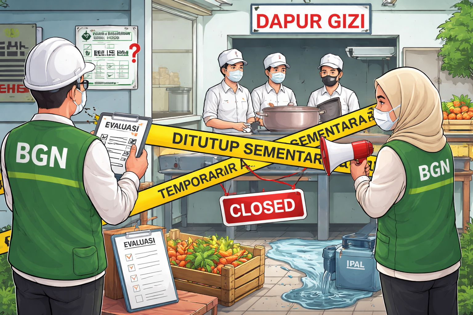 1.512 SPPG Program MBG Dihentikan Sementara, BGN Temukan Masalah Sanitasi hingga IPAL