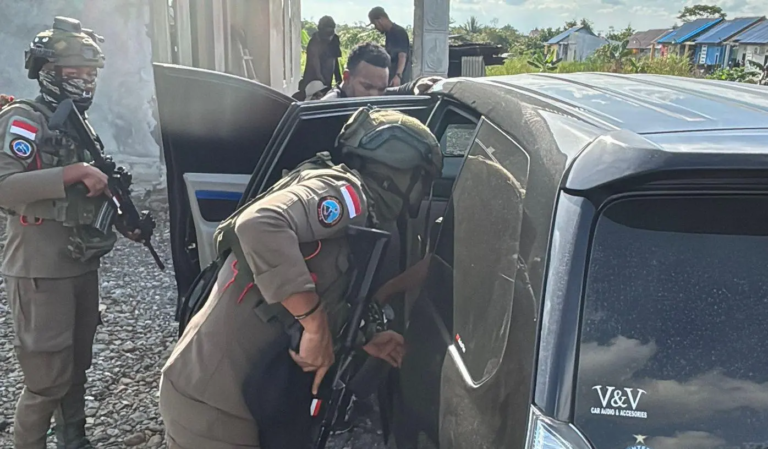 Satgas Operasi Damai Cartenz 2026 Amankan Terduga Penyebar Propaganda KKB di Mimika