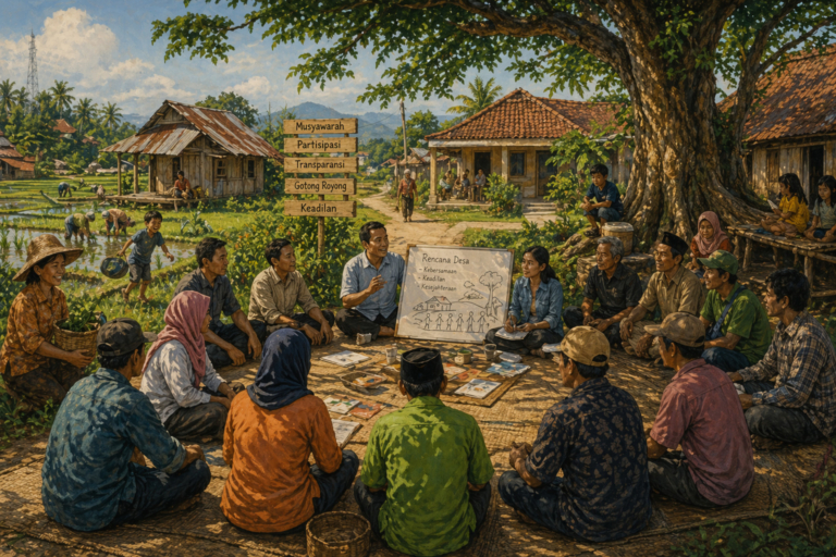 Desa Bukan Sekadar laporan Dan infrastruktur. Ia Rasa kepemilikan kolektif