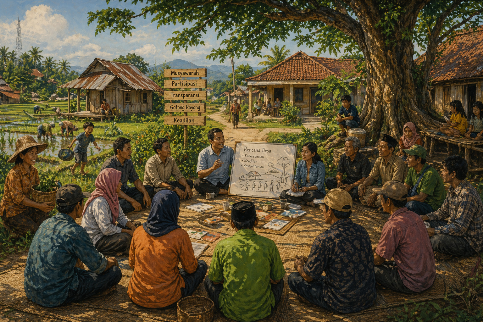 Desa Bukan Sekadar laporan Dan infrastruktur. Ia Rasa kepemilikan kolektif