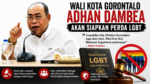 Wali Kota Gorontalo Siapkan Perda LGBT, Adhan Dambea: Tidak Ada Ruang untuk LGBT