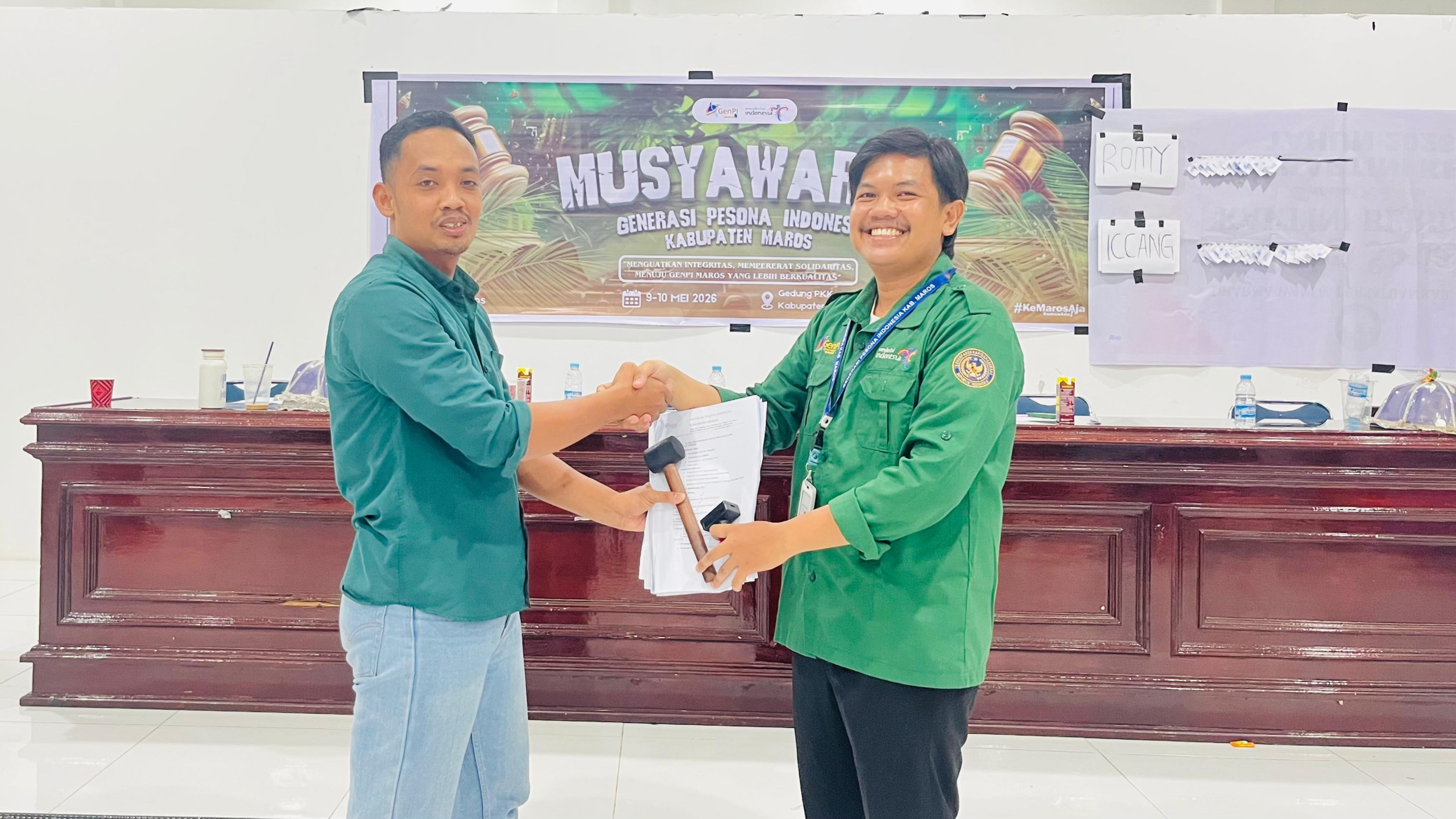 Andi Nur Hidayat Nahkodai GenPi Maros, Dorong Organisasi Lebih Harmonis dan Transparan