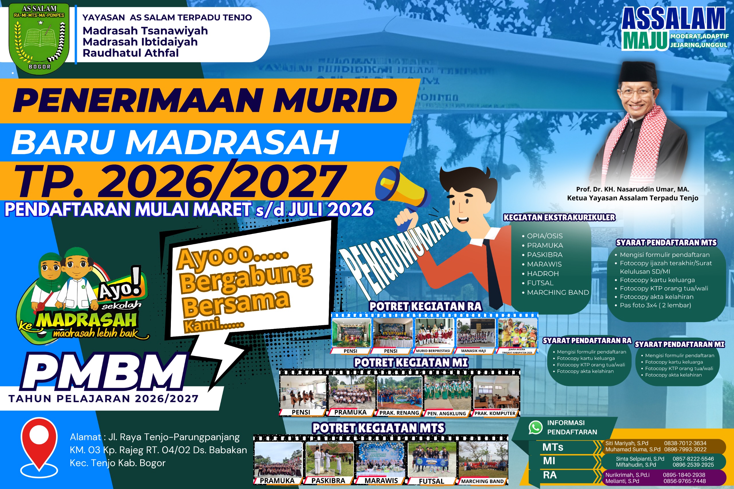 Yayasan As Salam Terpadu Tenjo Buka PMBM 2026/2027, Siapkan Generasi Unggul Berbasis Nilai Islam