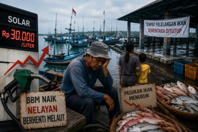 Harga BBM Melonjak, Nelayan Berhenti Melaut dan Ketahanan Pangan Terancam