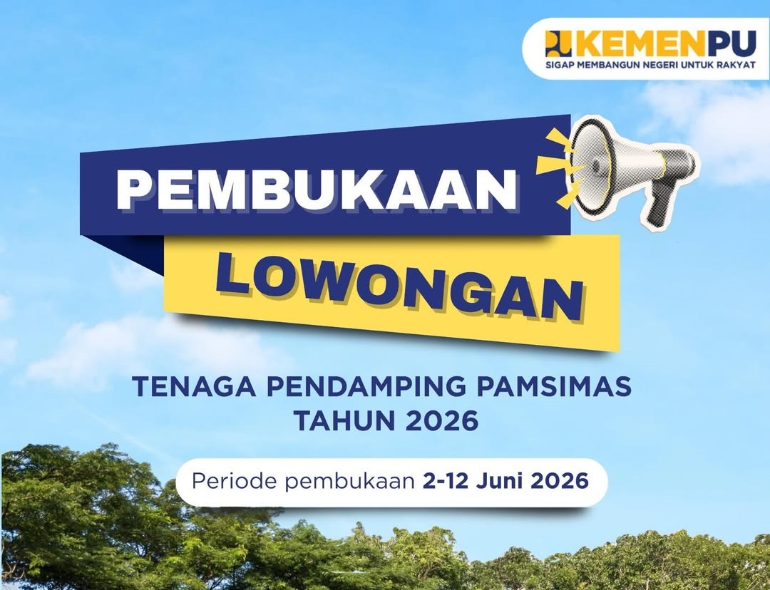 Satker PCK Gorontalo Buka Rekrutmen Pendamping Pamsimas 2026, Simak Syarat dan Cara Daftarnya