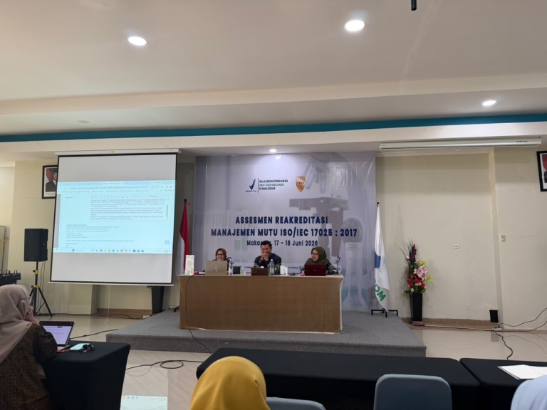 BBPOM di Makassar Jalani Reakreditasi ISO/IEC 17025:2017, Perkuat Keandalan Laboratorium Pengawasan Obat dan Makanan