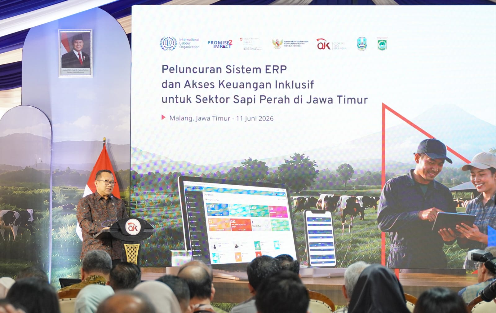OJK dan ILO Luncurkan Sistem ERP untuk Permudah Akses Pembiayaan Peternak Sapi Perah
