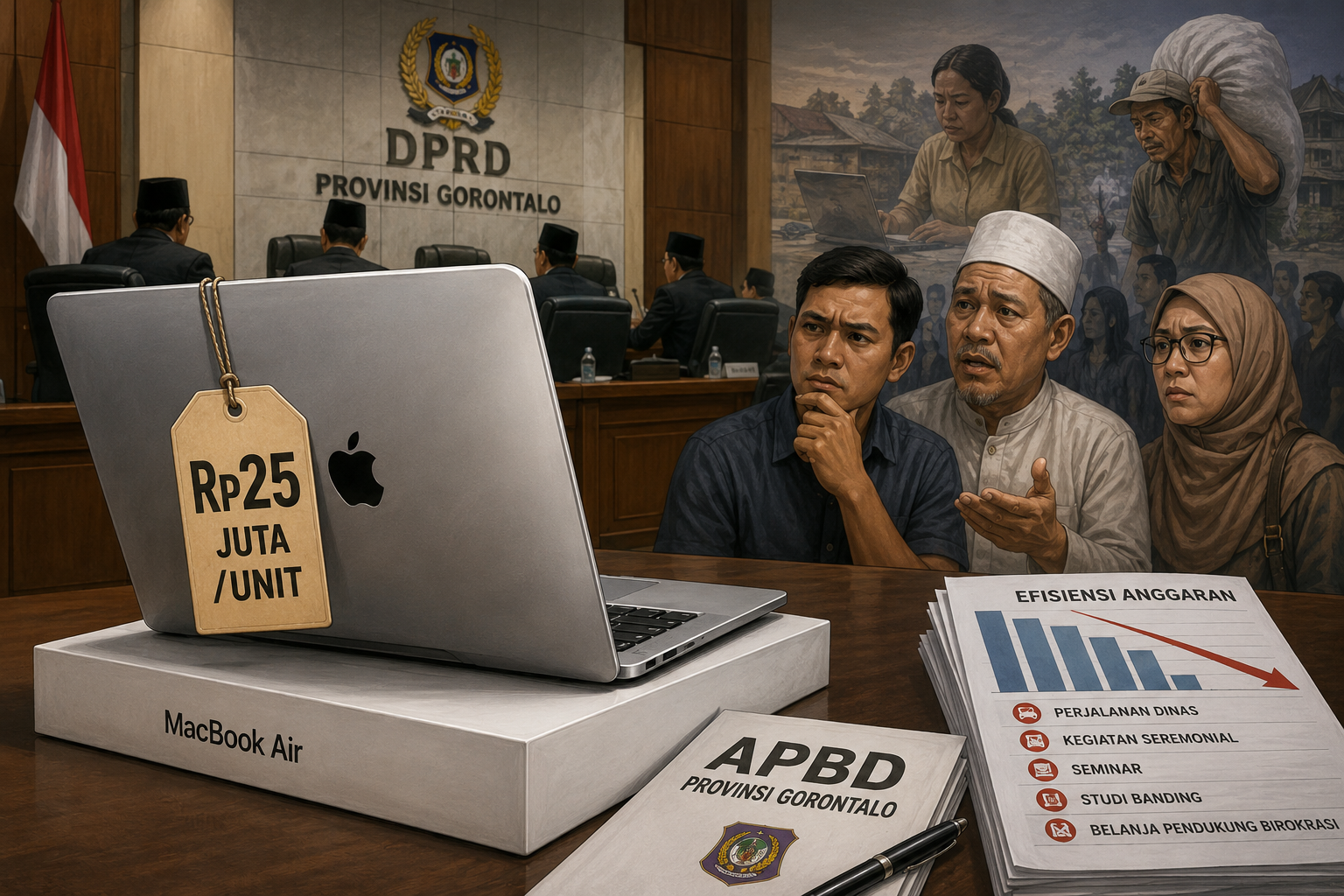 Akademisi dan Ulama Soroti Pengadaan MacBook Rp25 Juta untuk Anggota DPRD Gorontalo