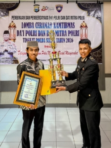Dari Maros ke Provinsi,Mahasiswa IAI DDI Maros,Raih Juara1Dai Mitra Polri Sulsel 2026