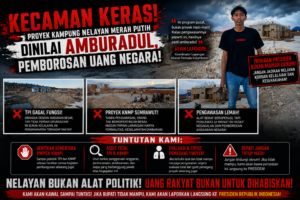 Aliansi Pemuda Kalumbatan Soroti Lemahnya Pengawasan Proyek Kampung Nelayan Merah Putih