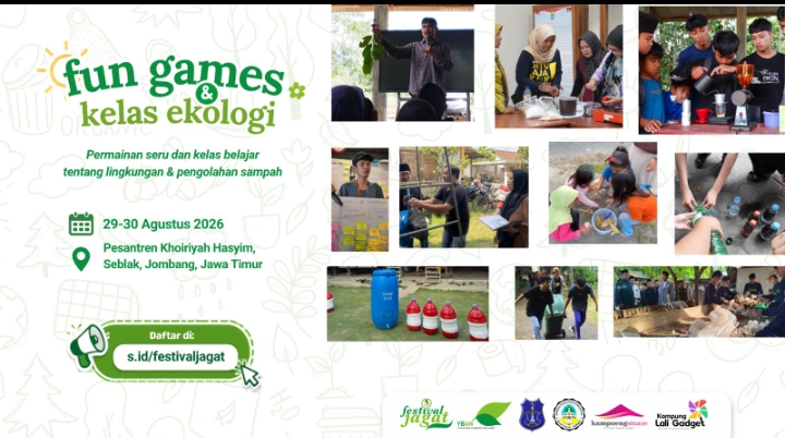 Festival JAGAT 2026: Belajar Ekologi Lewat Permainan, dari Pesantren untuk Bumi