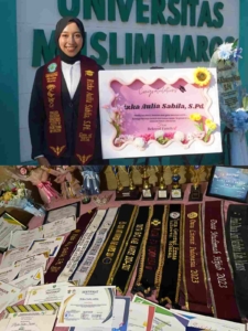 IPK 3,95 dan Segudang Prestasi, Rizka Aulia Sabila Selangkah Lagi Menuju Wisuda Universitas Muslim Maros