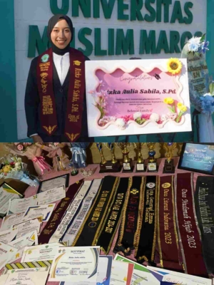 IPK 3,95 dan Segudang Prestasi, Rizka Aulia Sabila Selangkah Lagi Menuju Wisuda Universitas Muslim Maros