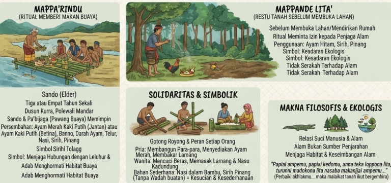 Ritual Rindu Buaya dan Restu Tanah