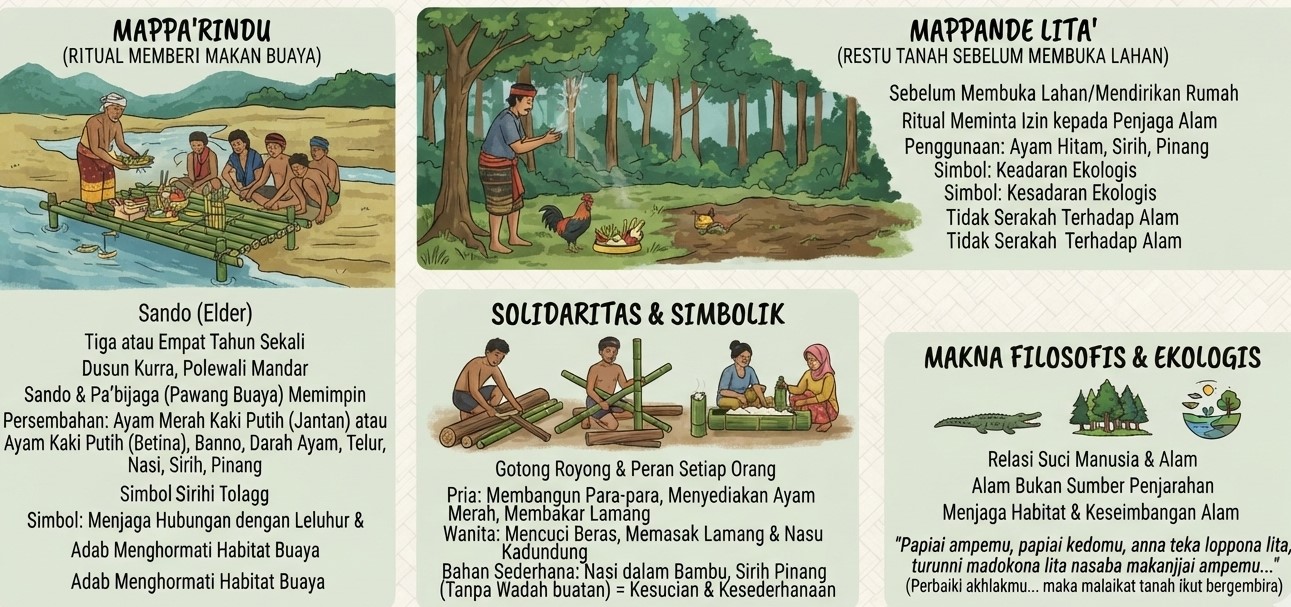Ritual Rindu Buaya dan Restu Tanah