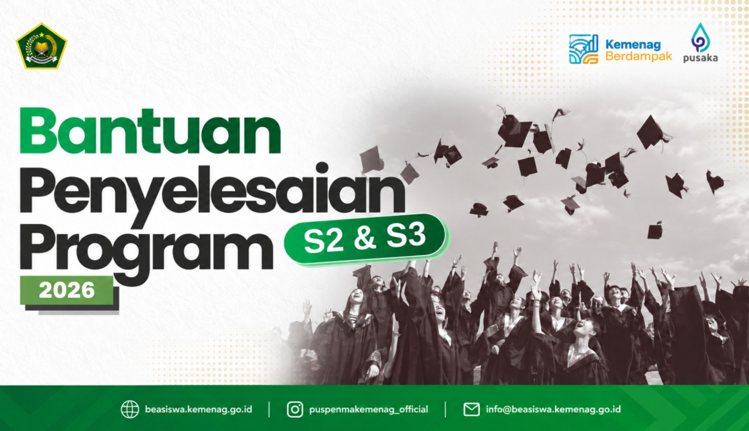 Kemenag Buka Bantuan Penyelesaian Studi S2 dan S3, Mahasiswa Bisa Dapat Hingga Rp25 Juta